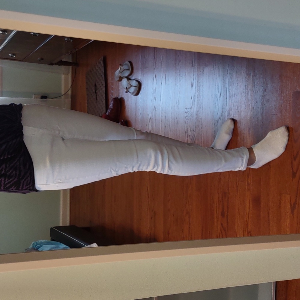 Michael Kors skinny white jeans